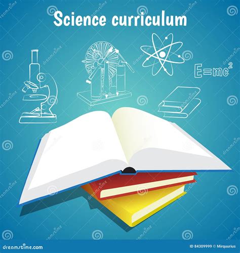 science curriculum vector concept stock vector illustration  career