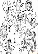 Pages Superhero Avengers Team Coloring Color Printable Heroes Print Marvel Coloringpagesonly Colouring Sheets Adults Kids Mightiest sketch template