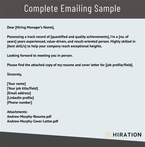 emailing  resume  recruiter   draft  perfect email