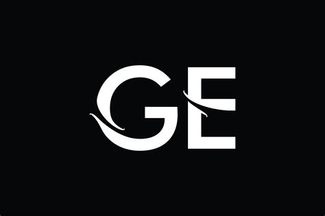 ge monogram logo design  vectorseller thehungryjpeg