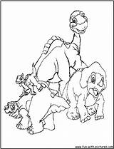 Land Coloring Before Time Pages Little Printable Foot Kids Dinosaur Colouring Dinosaurs Fun Color Timmy Dino Four Friends Getcolorings Popular sketch template