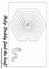 Worm Pages Kids Maze Handout Below Please Print Click sketch template