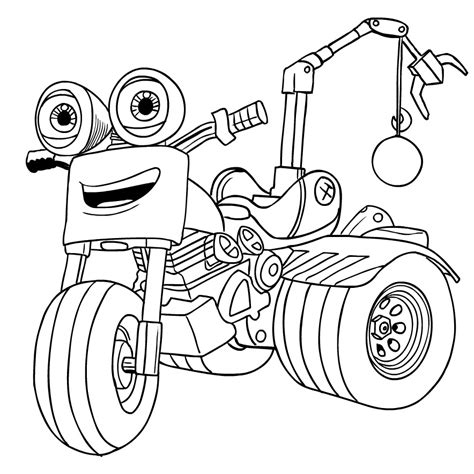 dj  ricky zoom coloring page  printable coloring pages  kids