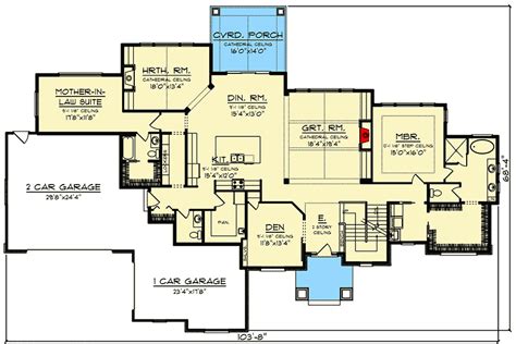 bedroom mother  law suite floor plans stylish  home floor plans