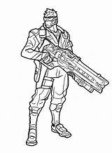 Overwatch Coloring Pages Soldier Kids Printable Sheets Bestcoloringpagesforkids Choose Board sketch template