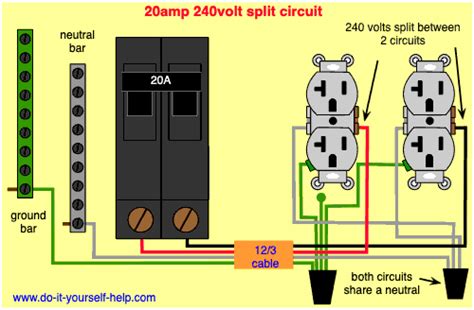 wiring diagram    amp  volt circuit breaker electrical wiring home electrical