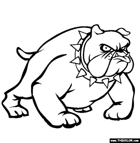 bulldog coloring page  bulldog  coloring worksheets