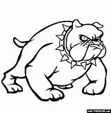 Coloring Pages Bulldog Dogs Puppy Color Drawing Dog Printable Thecolor Clipart Bulldogs Kids Animals Colouring Projects Print Book Bull Popular sketch template