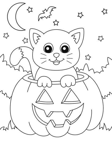 collection   happy halloween coloring pages