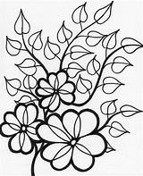 Blumen Ausmalbilder Erwachsene Flores Herbst Vines Clipartmag Bordado sketch template