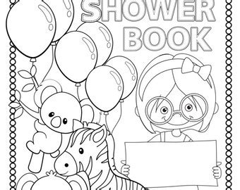 alphabet abc baby shower coloring book custom coloring pages