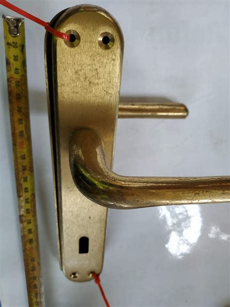 brass lever door handle set pair musgroves