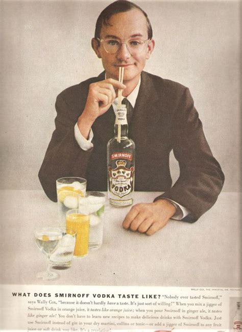 1957 Smirnoff Vodka Ad Original Vintage Magazine By