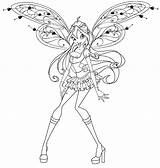 Winx Believix Colorea Enchantix sketch template