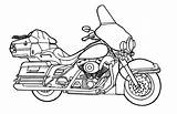 Coloring Pages Motorcycle Procoloring Army sketch template