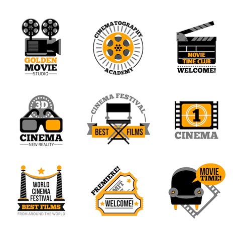 film logo images  vectors stock  psd