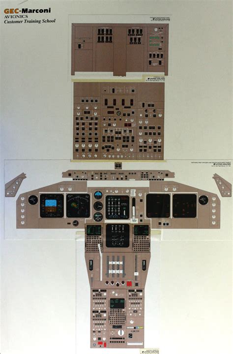 Boeing 747 Cockpit Instrument Panel Rochester Avionic Archives