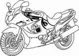 Coloring Yamaha Pages Motorcycle Printable Preschoolers Template sketch template