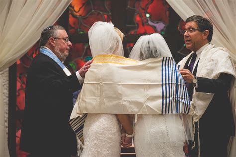 traditional jewish wedding during pride month
