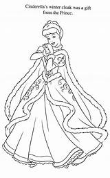 Coloring Cinderella Pages Disney Winter Princess Print Cendrillon Coloriage Printable Dessin Princesse Carriage Colouring Slipper Color Adult Silhouette Prince Magic sketch template