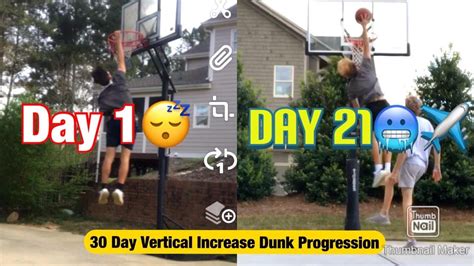 day vertical jump results youtube