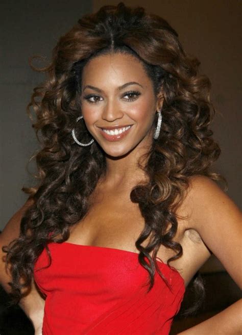 Beyoncé Knowles Long Brown Curly Hairstyle Hairstyles Weekly