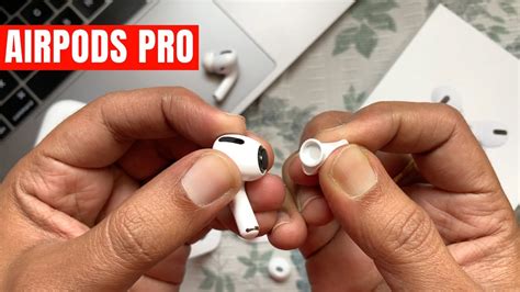remove  replace ear tips   airpods pro youtube