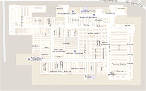 google maps shows  store layout   local walmart rscreenshots