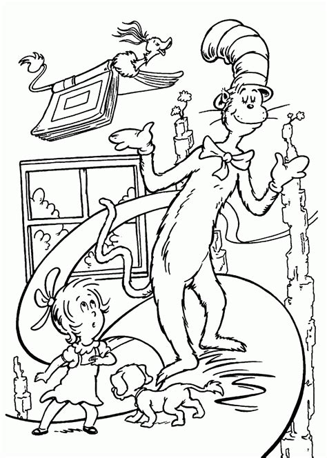 printable dr seuss coloring pages  printable