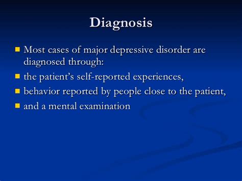 major depressive disorder powerpoint