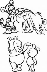 Pooh Winnie Eeyore Tigger Piglet Kleurplaten Tekenen Pigglet Divyajanani Wecoloringpage sketch template