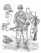 Coloring Pages Military Army Adults Getdrawings sketch template
