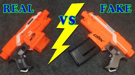 Fake Vs Real Nerf Gun Battle Youtube