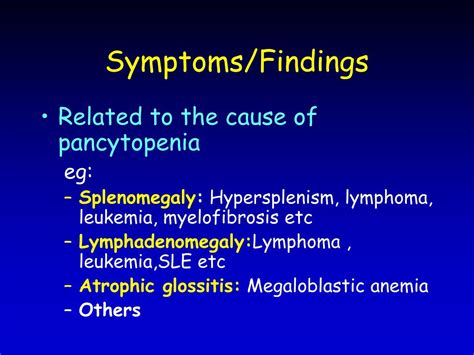 ppt pancytopenia and aplastic anemia powerpoint presentation free