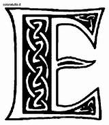 Celtico Alfabeto Disegno Coloratutto sketch template