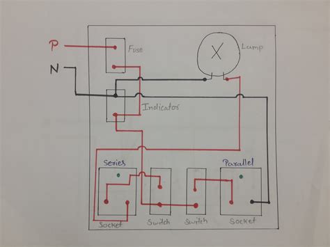 series parallel electrical testing board work   wiring connections  hindi