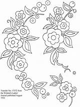 Embroidery Patterns Template Bead Pattern Brush Applique Coloring Flickr Templates Flower Flowers Designs Pages Flores Hand Weldon Bordado Crewel Print sketch template