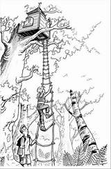 Treehouse Baumhaus Magisches Magische Cabane Magique Printablee Malvorlage Nana Auf Malvorlagen Suche Zuhause Scholastic Divyajanani Dinosaurs sketch template