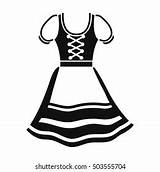 Dirndl Clipart Vector Clip Stock Shutterstock Isolated Icon Style Search Illustrations These Illustration sketch template