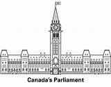 Parliament Canada Gc sketch template