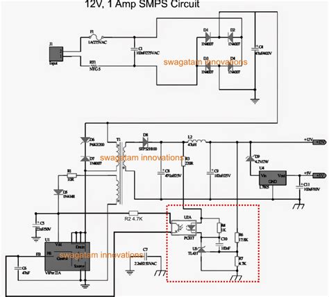 adjustable    amp smps circuit