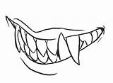 Fangs Tiburon Colmillos Anatoref Canines Boca Vampiros Clipartmag Smile sketch template