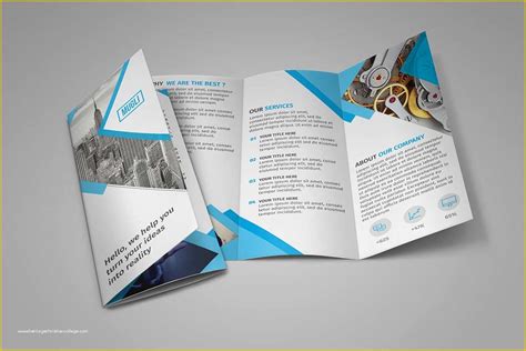 booklet design templates   tri fold brochure  psd