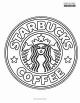 Starbucks Coloring Logo Pages Colouring Sketch Logos Colour Fun Kleurplaten Brand Coloringpage Ca Paintingvalley sketch template