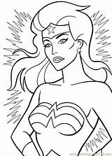 Wonder Woman Coloring Pages Printable Online Color Para Book Cartoons Mulher Colorir Colorear Maravilla Mujer Dibujos Maravilha sketch template