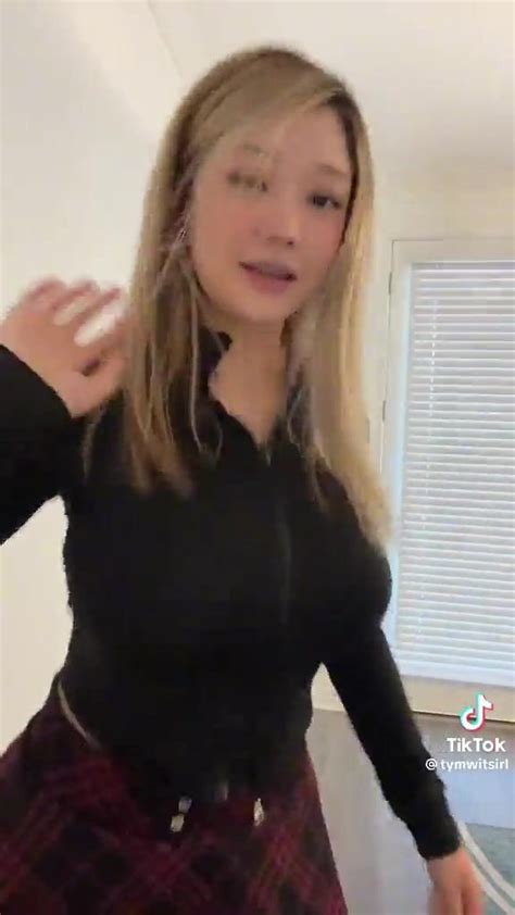 Tymwits Asian With Bouncing Boobs Tiktok Video