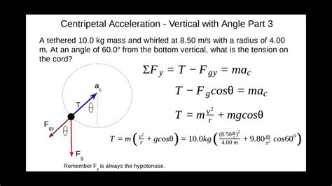 centripetal acceleration vertical  angle part  youtube