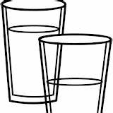 Coloring Glass Pages Magnifying Vasos sketch template