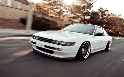 Car Nissan Silvia S13 Road Stance Tuning Lowered