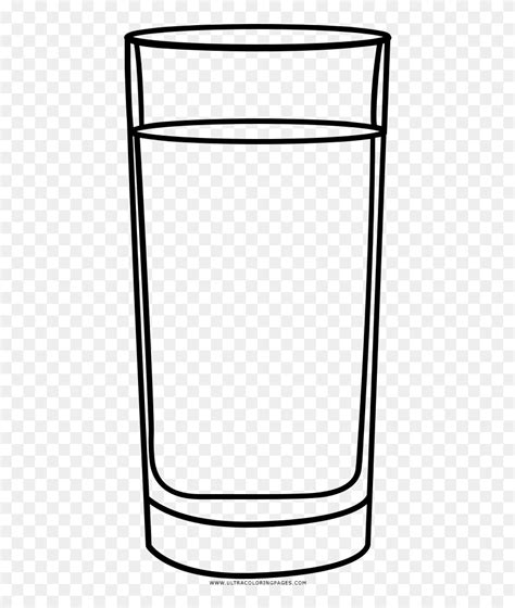 water coloring page glass  water  drawing clipart
